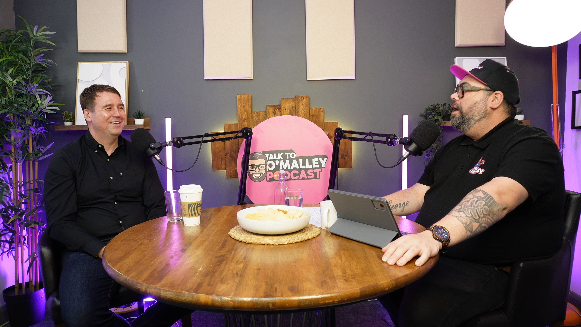 Video podcast recording at Hampshire Podcast Studios Southampton